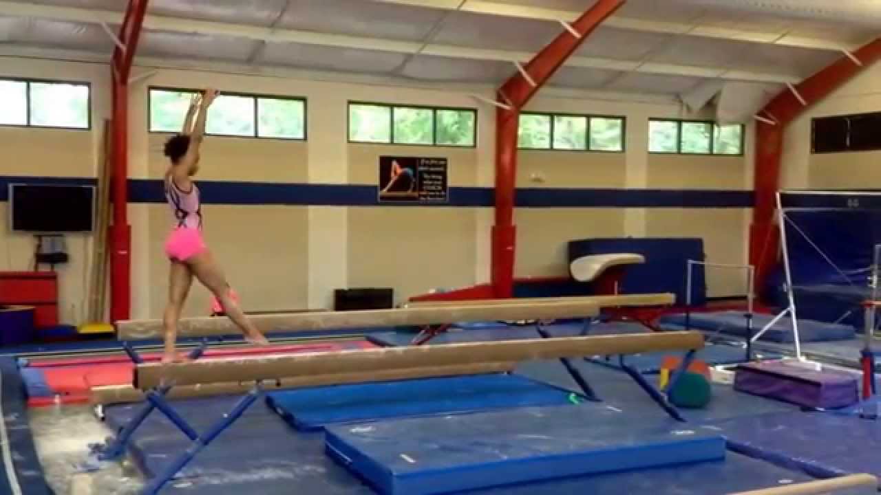 Maulana Young 2017 Gymnastics Recruit Level 10 Beam Gymnastics Front