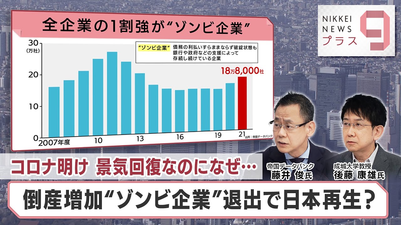 コロナ明け 景気回復なのになぜ… 倒産増加“ゾンビ企業”退出で日本再生 