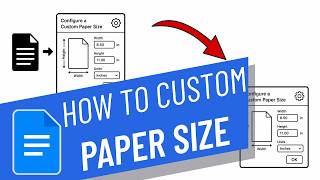 How to Configure a Custom Paper or Page Size in Google Docs