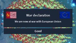 i broke rise of nations as communist usa...