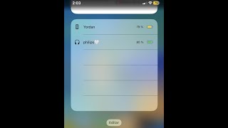 Visualizar Porcentaje (%) Batería de bluetooth en IPhone || Widget de batería screenshot 3