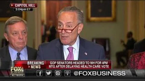 Sen. Schumer bashes health care bill