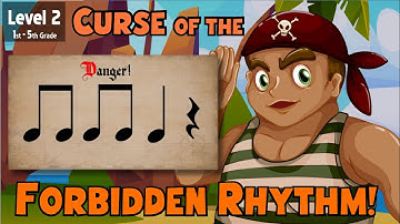 LEVEL 2/7: Curse of the Forbidden Rhythm Play Along! Elementary Music Game- Poison Rhythm!