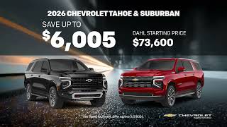 Dahl Chevrolet January 2026
