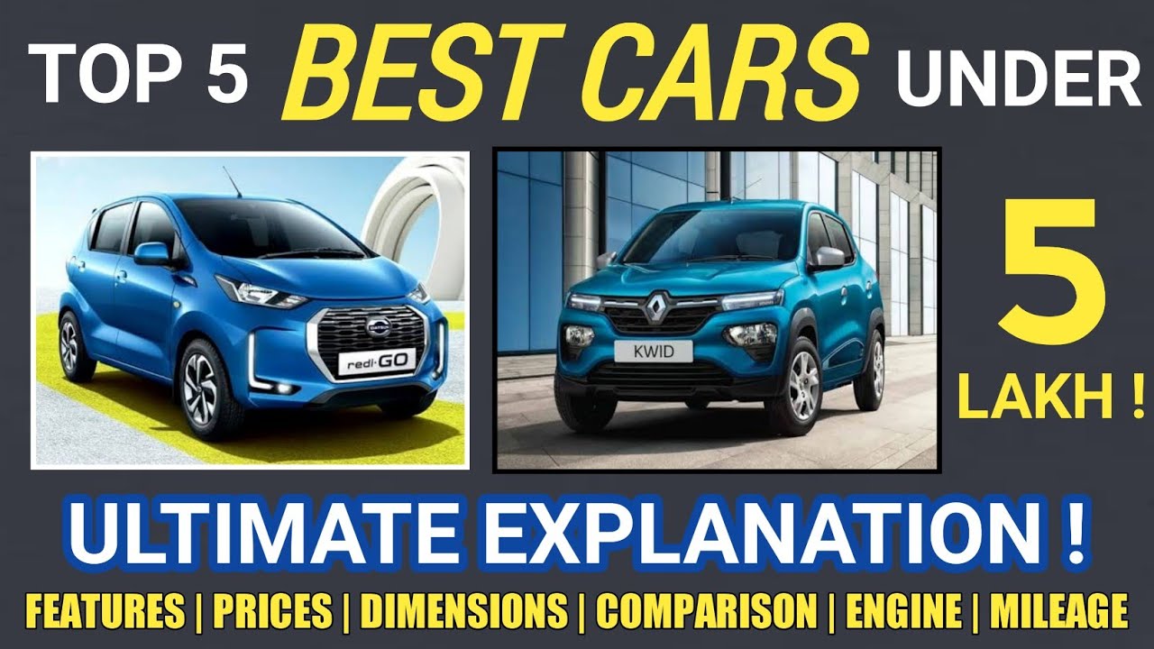 BEST HATCHBACK CARS IN INDIA 2020 UNDER 5 LAKHS HINDI YouTube