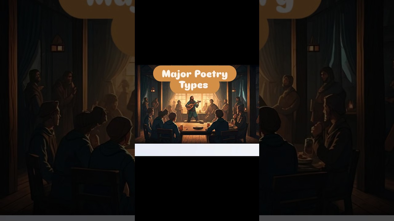 Know the different types of Poetry| Literary Forms| 