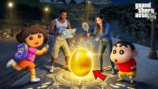 Shinchan & Franklin Find Powerful Den Egg With Meenu & Dora In Gta 5 Tamil Mod Gta Meenu