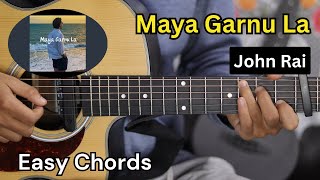 Maya Garnu La - John Rai Easy Guitar Lesson