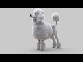 Adding Hair on Poodle using Ornatrix / 3ds max / V-Ray  - Real Time