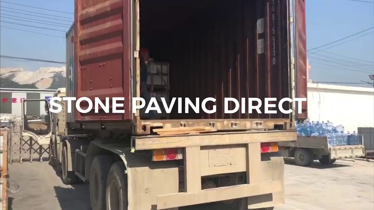 Loading granite paving slabs everyday