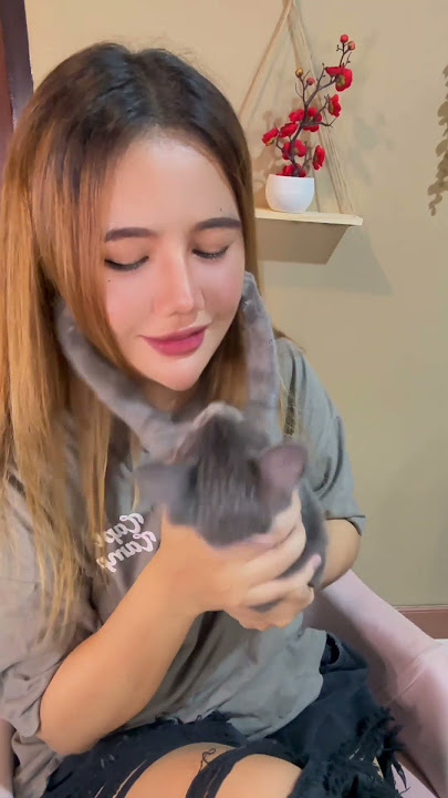 ชื่นใจจจจ #แพชชี่ #แมว #จูบแมว