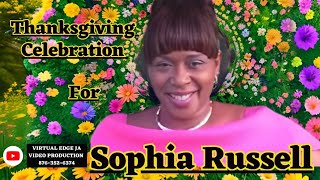 Sophia Andrea Marie Russell Homegoing Celebration