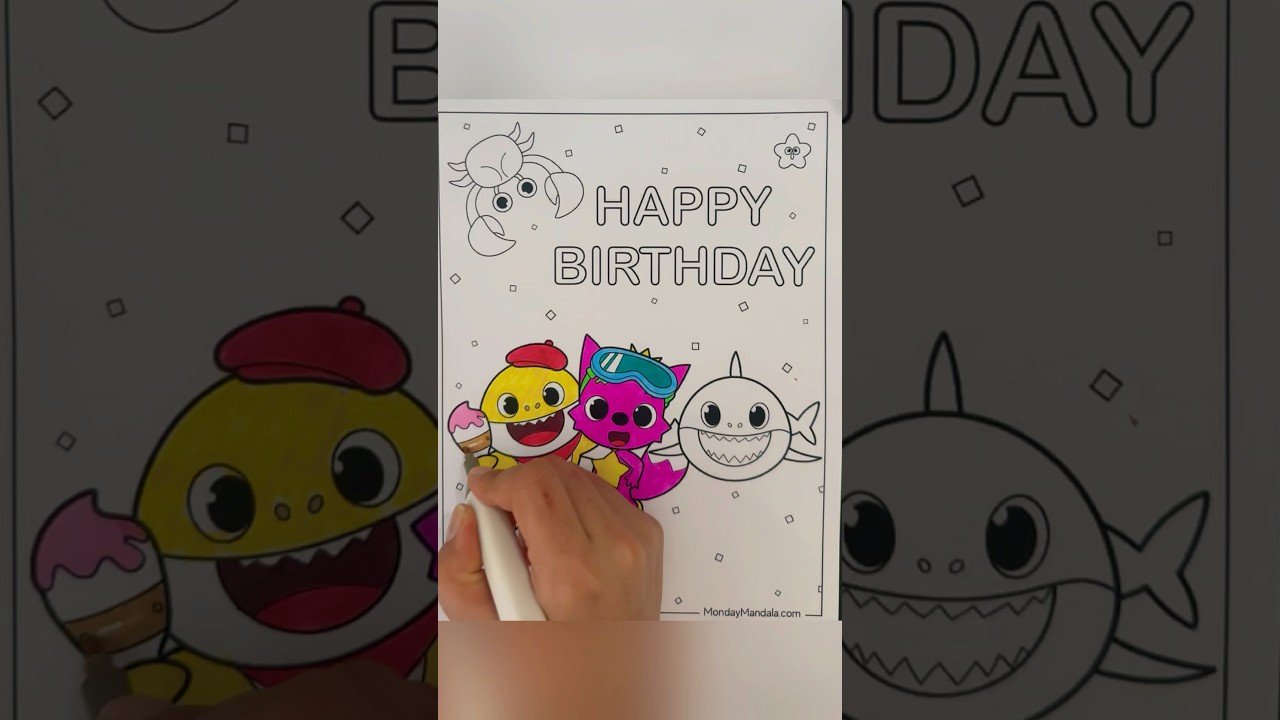 Coloring Baby Shark | Coloring Page