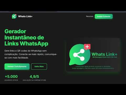 Whats Link+: WA Mensagem Direta Fácil e QR Code video preview 2