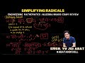 Simplifying radicals - Engineering Mathematics (Algebra)