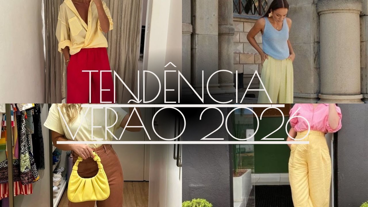Como combinar a cor AMARELO MANTEIGA - TENDÊNCIA DE MODA VERÃO 2026