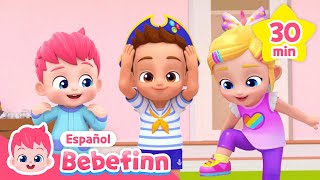 Cabeza, Hombros, Rodillas Y Pies - Más Canciones Infantiles Para Bailar🎶 | Bebefinn En Español