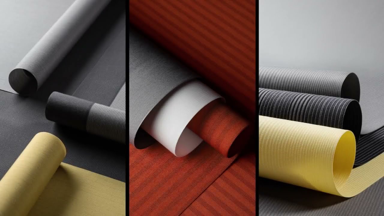 Présentation toiles de stores 