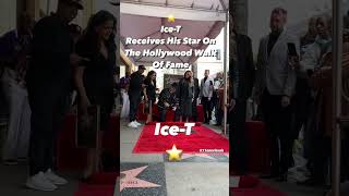 Ice-T’s Star On The Hollywood Walk Of Fame⭐️ #icet #coco #chuckd #mariskahargitay  #dickwolf #news