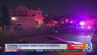 1 dead, 3 wounded after stabbing incident in Montebello