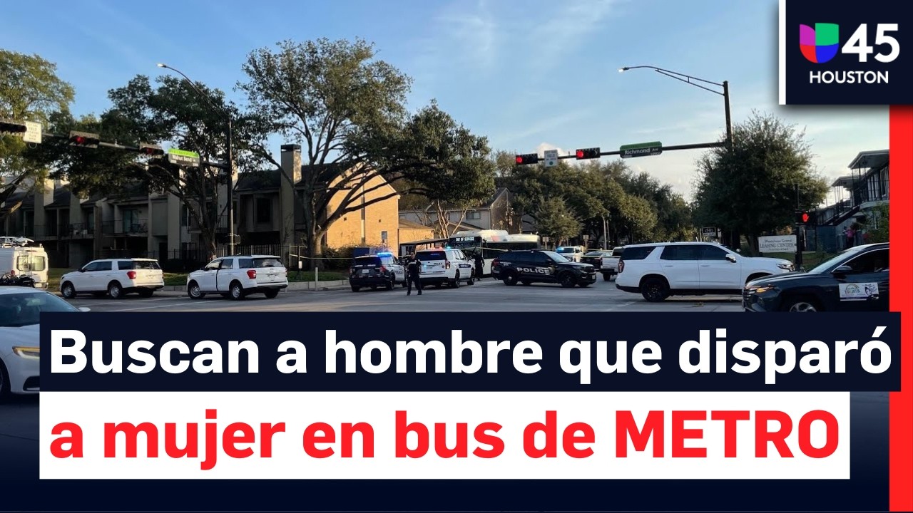 Buscan a un hombre señalado de disparar mortalmente a una mujer en un bus de METRO