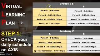 Grades 5-8 Virtual Learning Tips