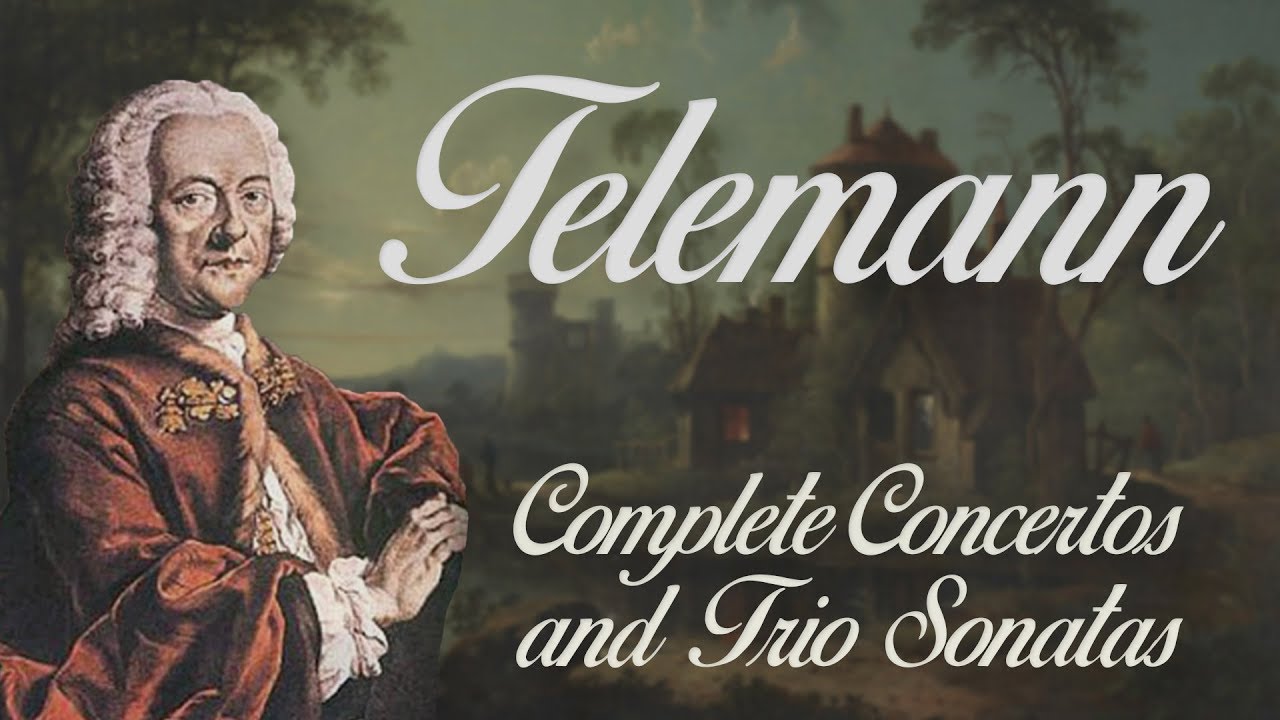 ⁣Telemann: Complete Concertos and Trio Sonatas (with viola da gamba)