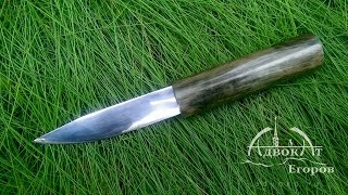 Самодельный нож ЯКУТ     north knife DIY