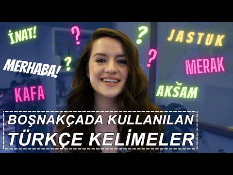 Boşnakçada Kullanılan Türkçe Kelimeler #boşnakça #balkanlar