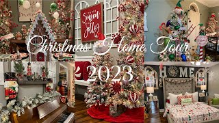 NEW!!! Christmas Home Tour 2023 | 34 Christmas Trees