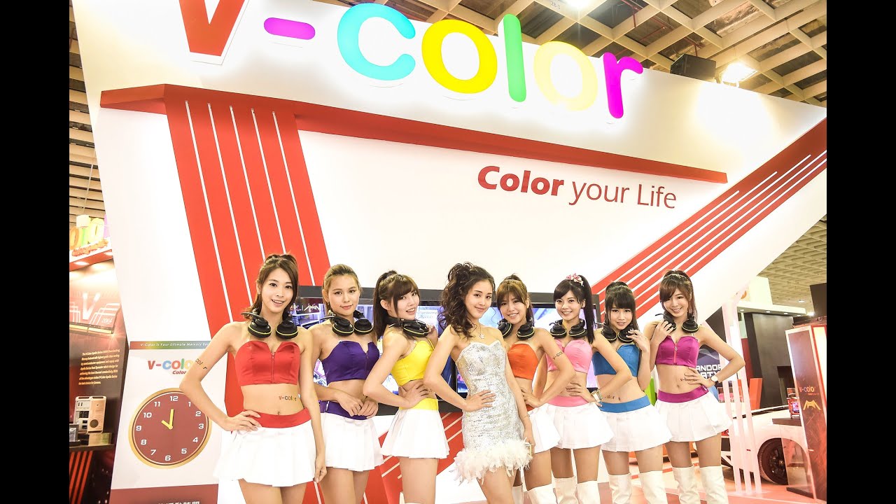 v-color Show @ Computex 2015 - YouTube