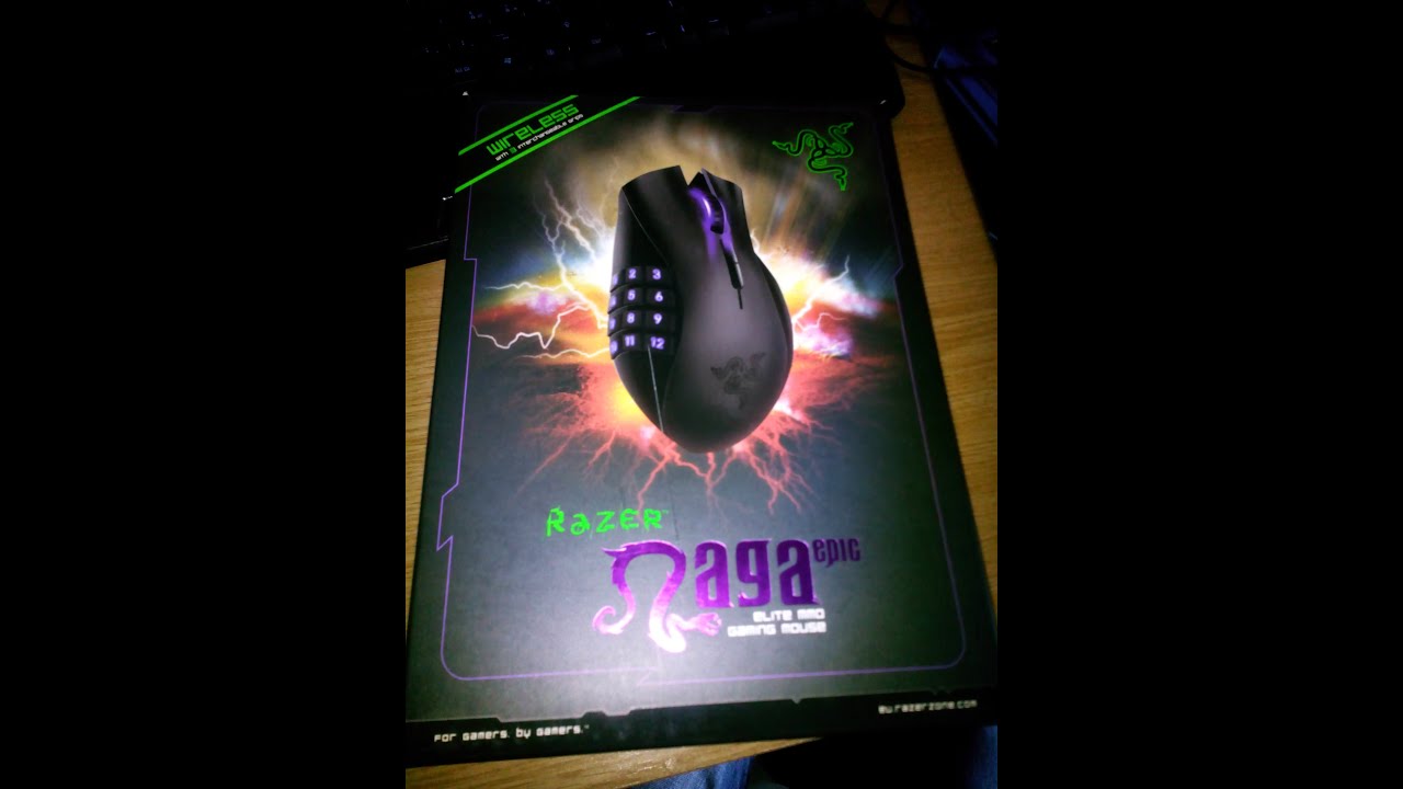 razer naga epic unboxing amazon warehouse ITA YouTube