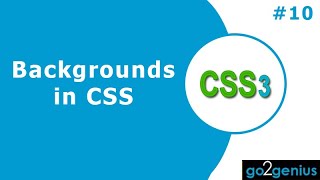 CSS3 Advance tutorial - Lesson 10 # Backgrounds in CSS