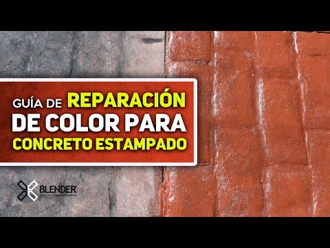 Video: ¿Se puede restaurar el concreto estampado de un color diferente?
