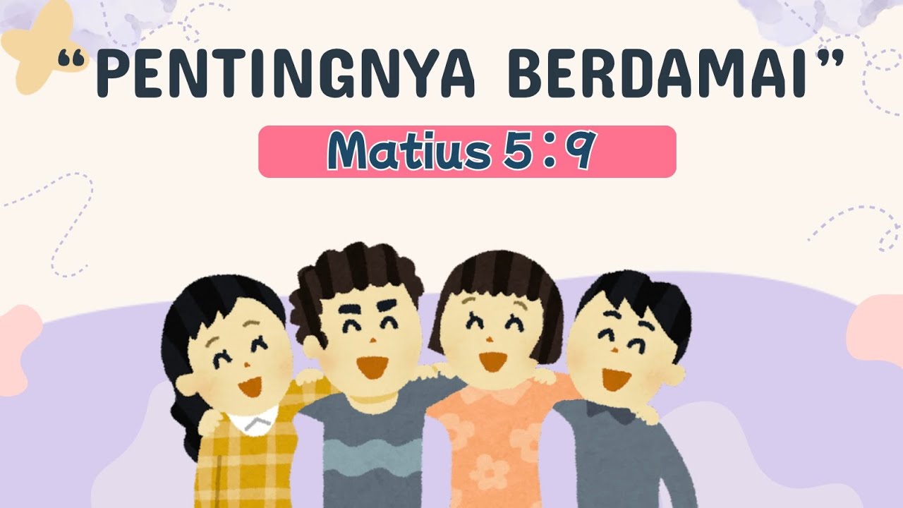 “Ayo Berdamai!” - Belajar dari Matius 5:9 | Aktivitas Seru Sekolah Minggu 🌿