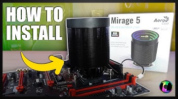How to install an Aerocool Mirage 5 CPU Cooler.