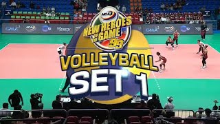 NCAA Women's Volleyball San Beda vs. Perpetual (First Set) | NCAA Season 99