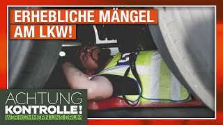 UNDICHTER Motorblock? LKW in KATASTROPHALEM Zustand transportiert GEFAHRGUT!