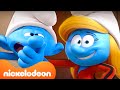 Smurfette Learns to Relax w/ Lazy Smurf! 😴 The Smurfs Full Scene | Nickelodeon Cartoon Universe