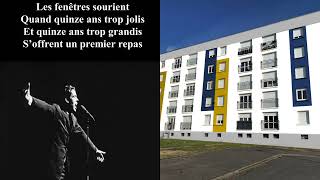 Jacques Brel - Les Fenêtres (avec les paroles)
