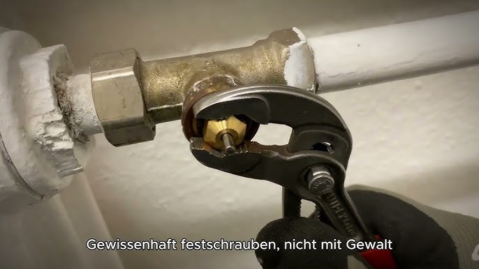 Heizungsventil wieder gangbar machen