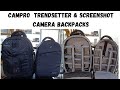 campro trendsetter &amp; screenshot budget friendly good quality camera backpack bags