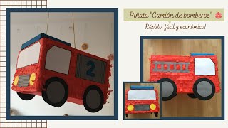 Piñata Camión de BOMBEROS / Piñata Feuerwehrauto