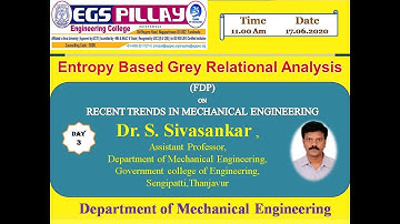 Entropy Based Grey Relational Analysis