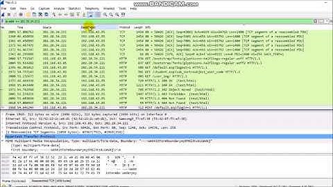 การดักจับข้อมูลพื้นฐานด้วยโปรแกรมwireshark