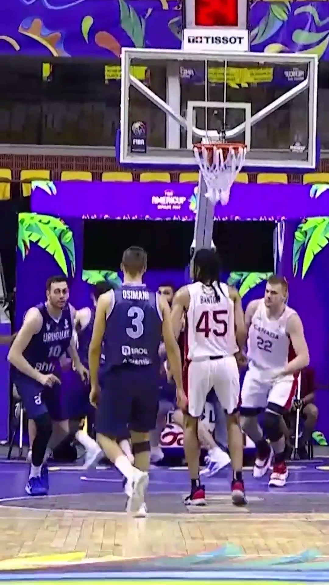 Full court pass off the inbound ?