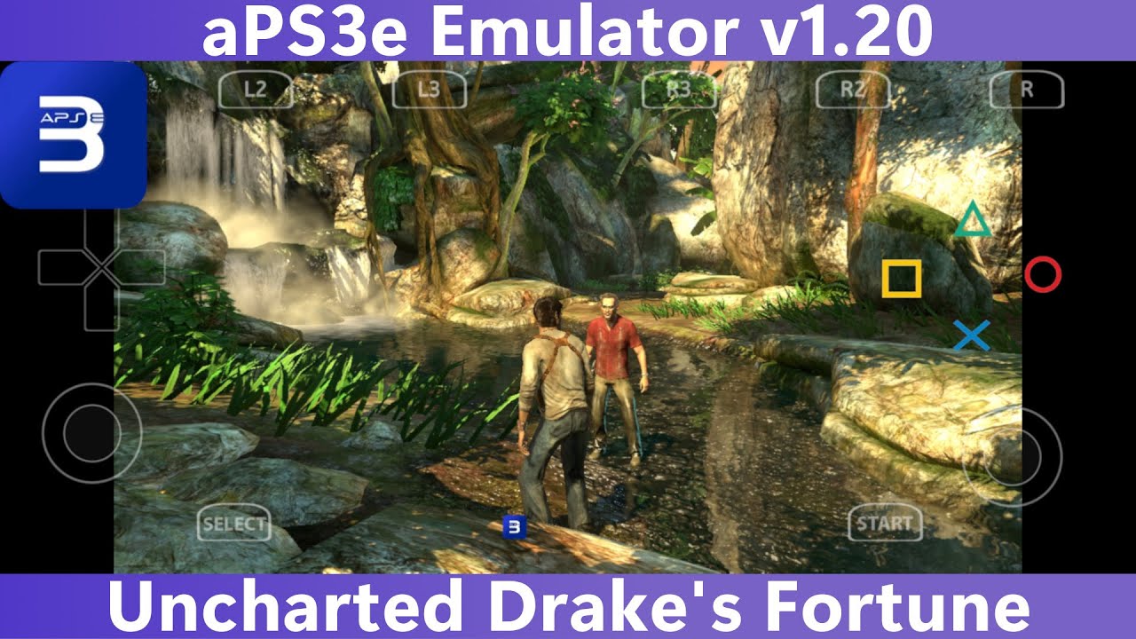 aPS3e Emulator v1.20 - Uncharted 1: Drake Fortune (BEST SETTING