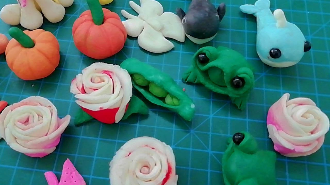 Cartoon characters -Ceramic dough ازاي تعملي اشكال مختلفه من عجينة السيراميك - مشروعات صغيره مربحه