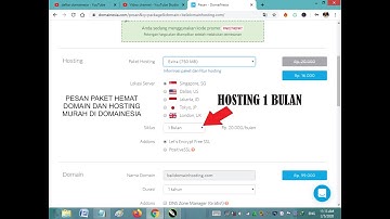 Cara Membeli Domain dan Hosting di Domainesia (PART 1)