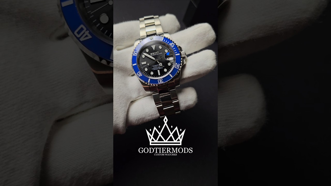 Seiko Cookie Monster Submariner Mod 